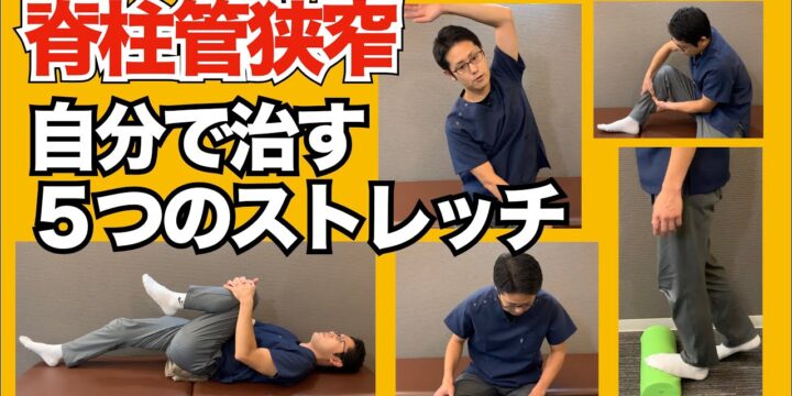 脊柱菅狭窄症の足の痛み足のしびれを自分で治す簡単５つのストレッチ　